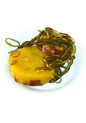 自然食卓　さつま芋の糸こんぶ煮-レシピのメイン写真