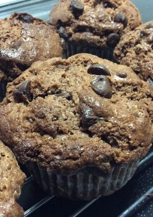朝食チョコレートチップマフィン-レシピのメイン写真