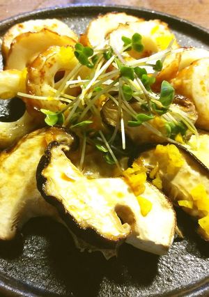 竹輪と椎茸の空焼き-レシピのメイン写真