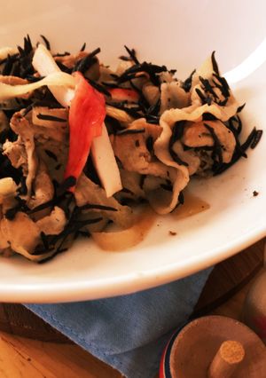 大根豚肉入りひじきの煮物-レシピのメイン写真