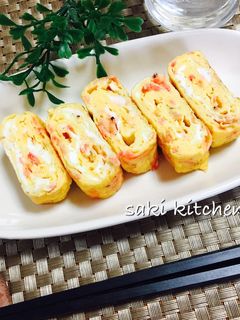 ♡桜えびの卵焼き♡-レシピのメイン写真