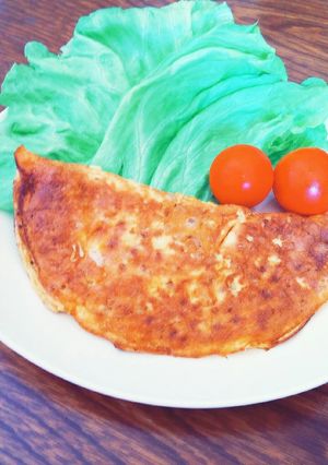 簡単！納豆オムレツ-レシピのメイン写真