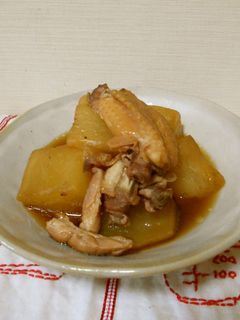 大根と鶏手羽の煮物-レシピのメイン写真