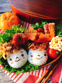 【キャラ弁】節分に☆鬼さんおにぎり-レシピのメイン写真