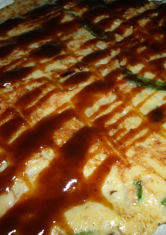 もやしが主役で節約★お好み焼き風-レシピのメイン写真