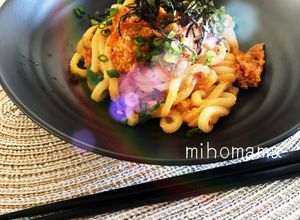 【土間土間】バター明太子・キムチうどん-レシピのメイン写真