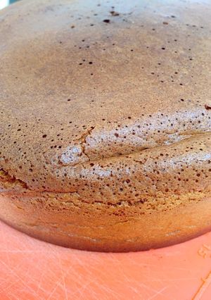 簡単な小麦粉不使用ふわふわきな粉ケーキ-レシピのメイン写真
