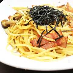 รูปของ 減塩 きのこの和風ガーリックパスタ