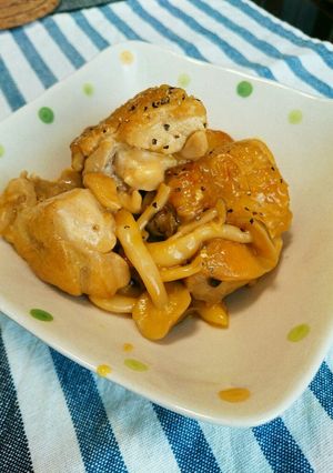 鶏肉としめじ◎オレンジ煮-レシピのメイン写真