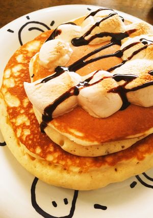 ひと手間でふわふわ豆乳ホットケーキ-レシピのメイン写真