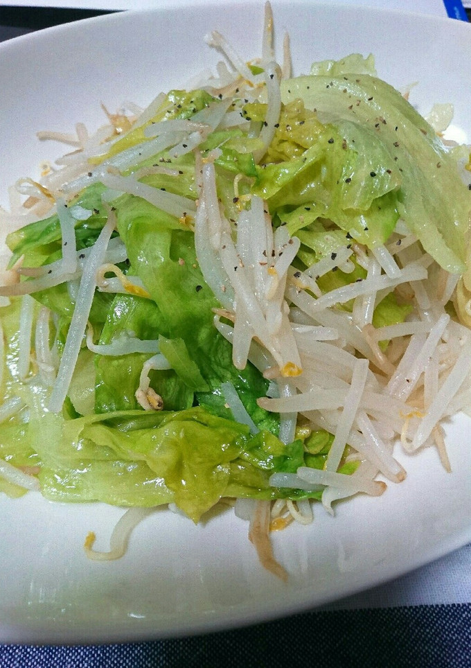 レタスともやし◎鶏ガラ炒め-レシピのメイン写真