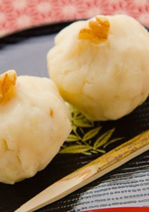 冬の薬膳：百合根の茶きん絞り-レシピのメイン写真
