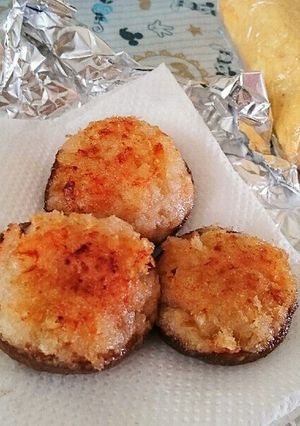 ズボラなミニ海老カツ風椎茸-レシピのメイン写真