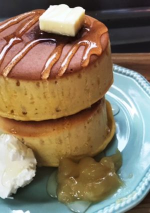 小麦粉で作るホットケーキ♡HM不要-レシピのメイン写真