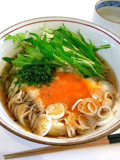 温かいとろろ蕎麦-レシピのメイン写真