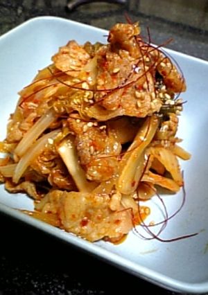 居酒屋仕込！カンタン美味◎豚キムチ-レシピのメイン写真