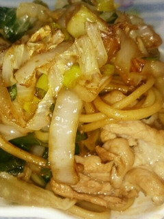 お弁当用白菜ネギ焼きそば-レシピのメイン写真