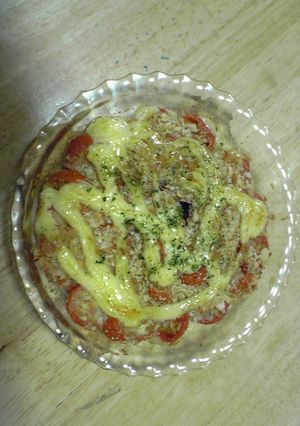 トマトのマヨパン粉焼き-レシピのメイン写真