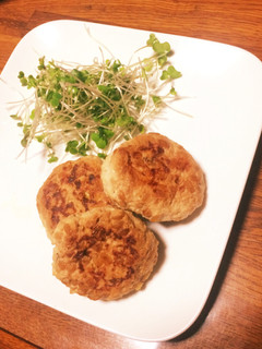 ダイエット応援食!もち麦と鶏のつくね-レシピのメイン写真