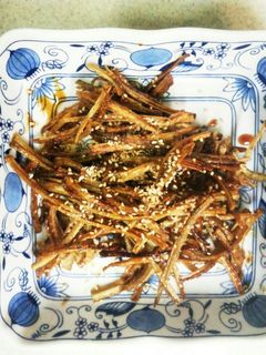 ごはんが進む!簡単ごぼう甘辛揚げ-レシピのメイン写真