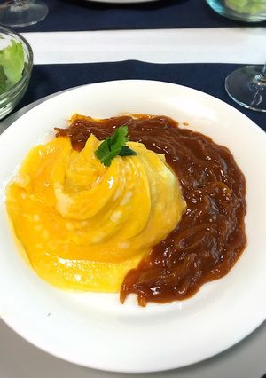 バレンタインに♡ドレス・ド・オムライス-レシピのメイン写真