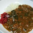 簡単 ほうれん草と豚挽き肉のカレー♪