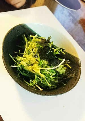 水菜とアボカドのサラダ わさび風味-レシピのメイン写真