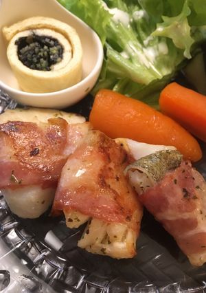 デパ地下デリ風*ぷりぷり鱈のベーコン巻き-レシピのメイン写真