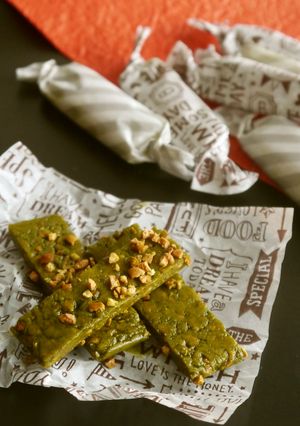 宇治抹茶きな粉チョコヌガーバー-レシピのメイン写真