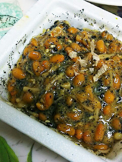 ピリ辛なめたけ胡麻納豆-レシピのメイン写真