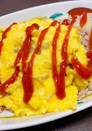 子ども絶賛！簡単シンプルなポテトオムレツ-レシピのメイン写真