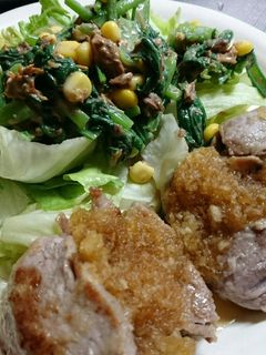 チャチャっと出来る さばの味噌煮缶サラダ-レシピのメイン写真