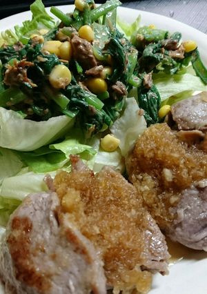 チャチャっと出来る さばの味噌煮缶サラダ-レシピのメイン写真