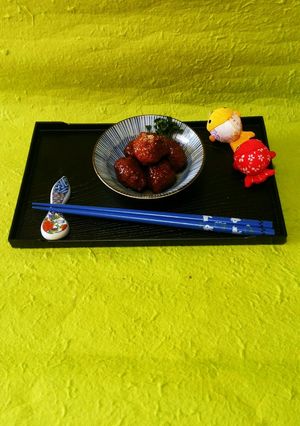 ミンチボール「おせち覚書酉年三の段」-レシピのメイン写真