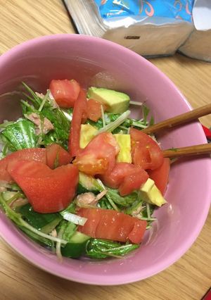 簡単✩ツナとアボガドのさっぱり丼-レシピのメイン写真