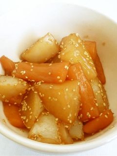 大根とこんにゃくの甘辛煮-レシピのメイン写真
