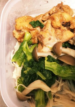 鶏肉のポン酢にと茹で野菜添え-レシピのメイン写真