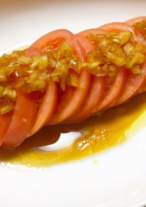 切るだけの簡単副菜♥和風トマトサラダ-レシピのメイン写真