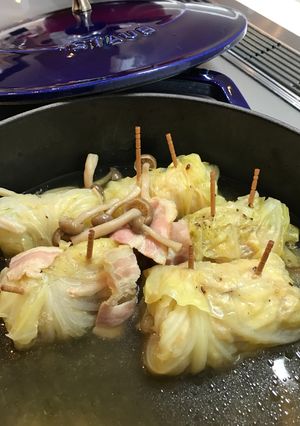 チーズイン巻き巻きロールキャベツ-レシピのメイン写真