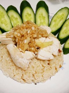 カオマンガイ風!蒸し鶏きゅうり丼-レシピのメイン写真