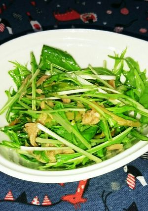 ちょっと大人な水菜のサラダ-レシピのメイン写真