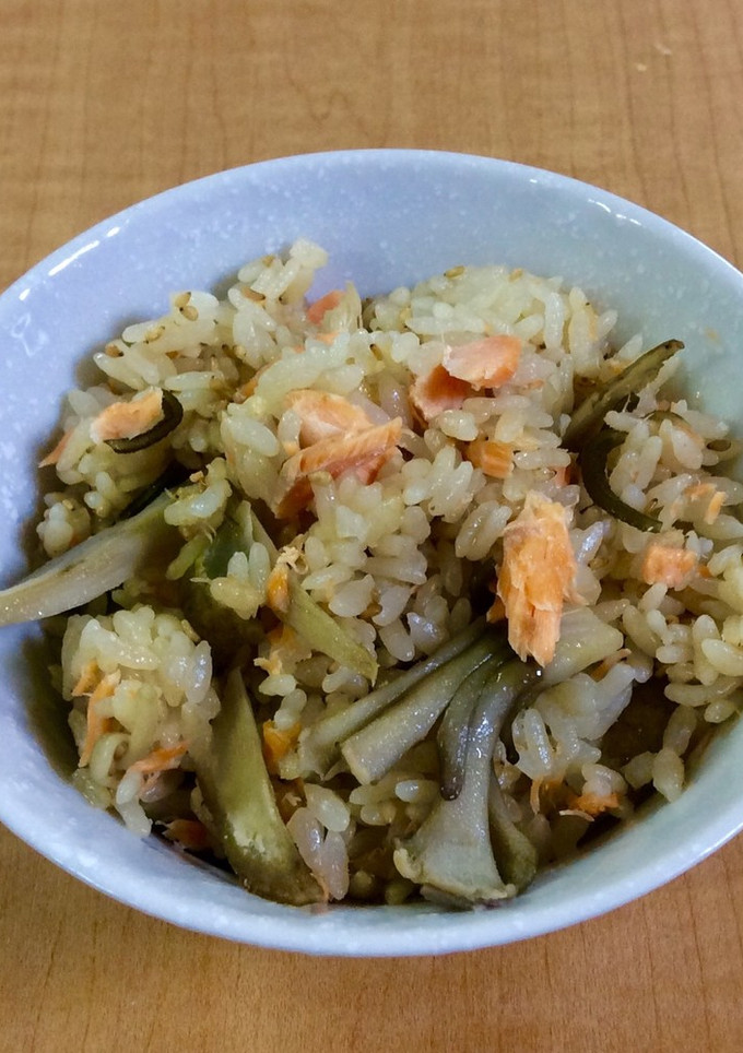 塩鮭の炊き込みご飯-レシピのメイン写真