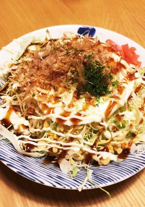 【カット野菜】ヘルシー☆お好み焼きサラダ-レシピのメイン写真