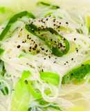 阿波太ねぎと半田そうめんのスープ