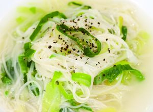 阿波太ねぎと半田そうめんのスープ-レシピのメイン写真