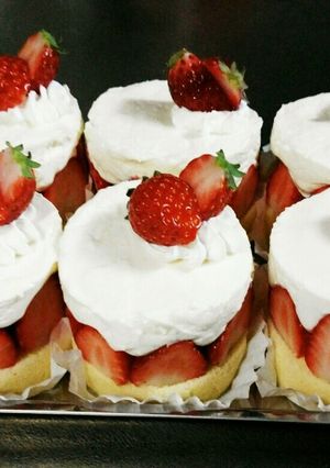 簡単に苺のショートケーキ♪-レシピのメイン写真