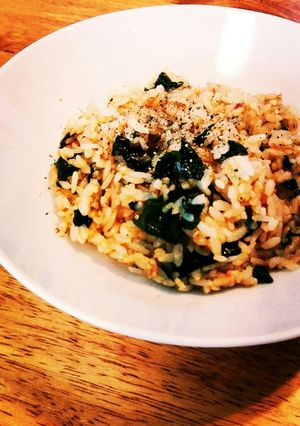 朝食やお一人様ランチに☆簡単わかめ炒飯☆-レシピのメイン写真