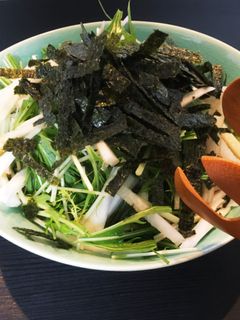 糖質制限♪水菜と大根のしゃきしゃきサラダ-レシピのメイン写真