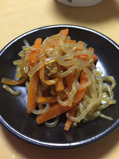 しらたきたっぷりのにんじんしりしり⭐︎-レシピのメイン写真