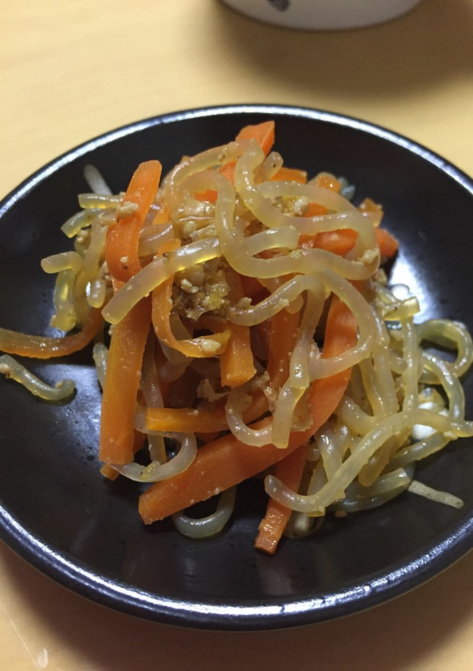 しらたきたっぷりのにんじんしりしり⭐︎-レシピのメイン写真